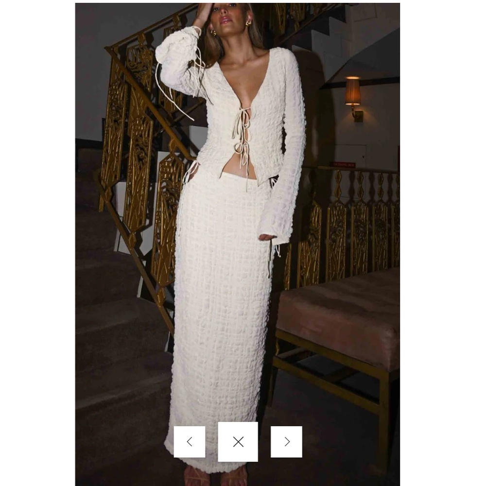 YLLW The Label Cleo Bubble Reversible Long Sleeve - Buttercream